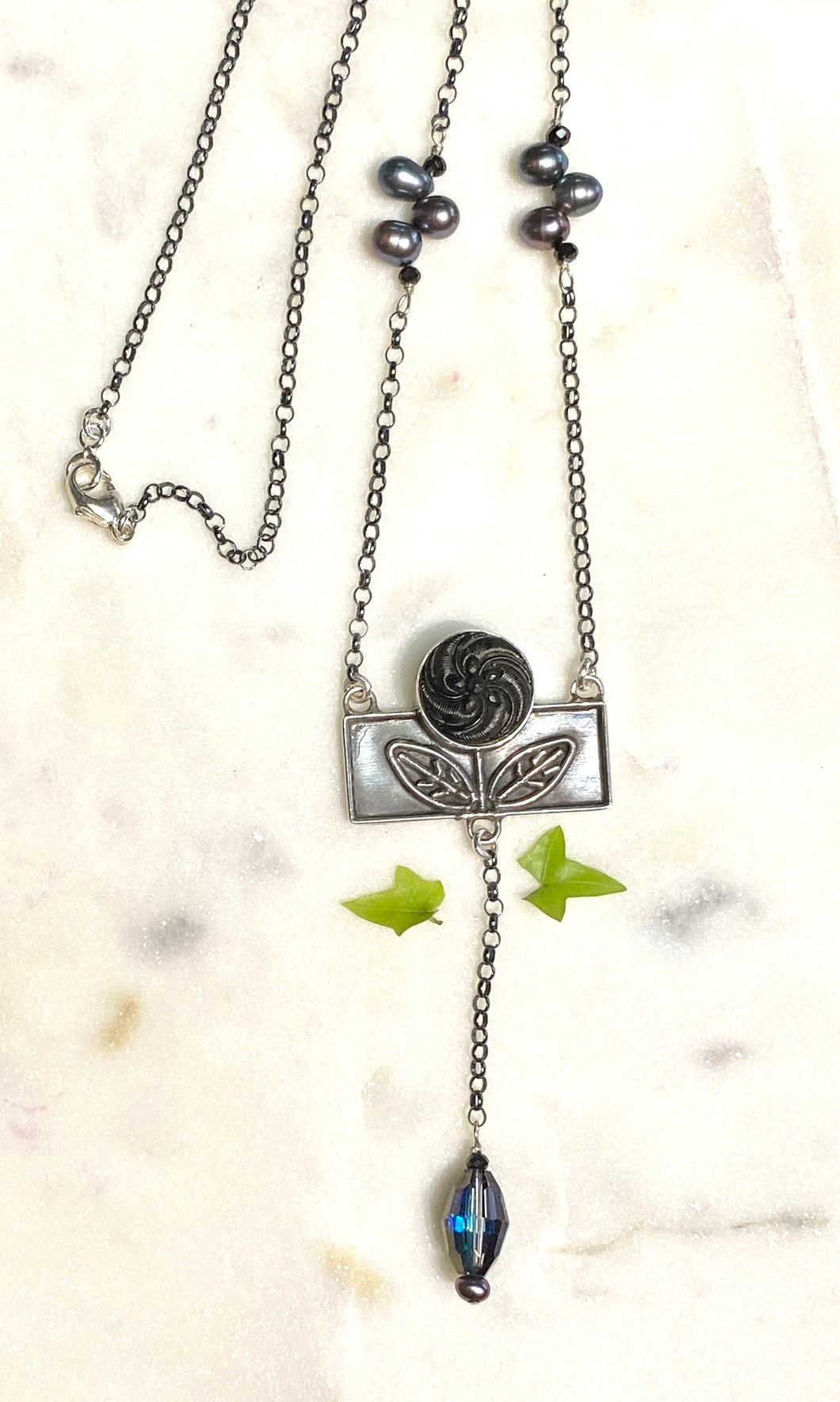 Flower Box Lariat 4 Necklace