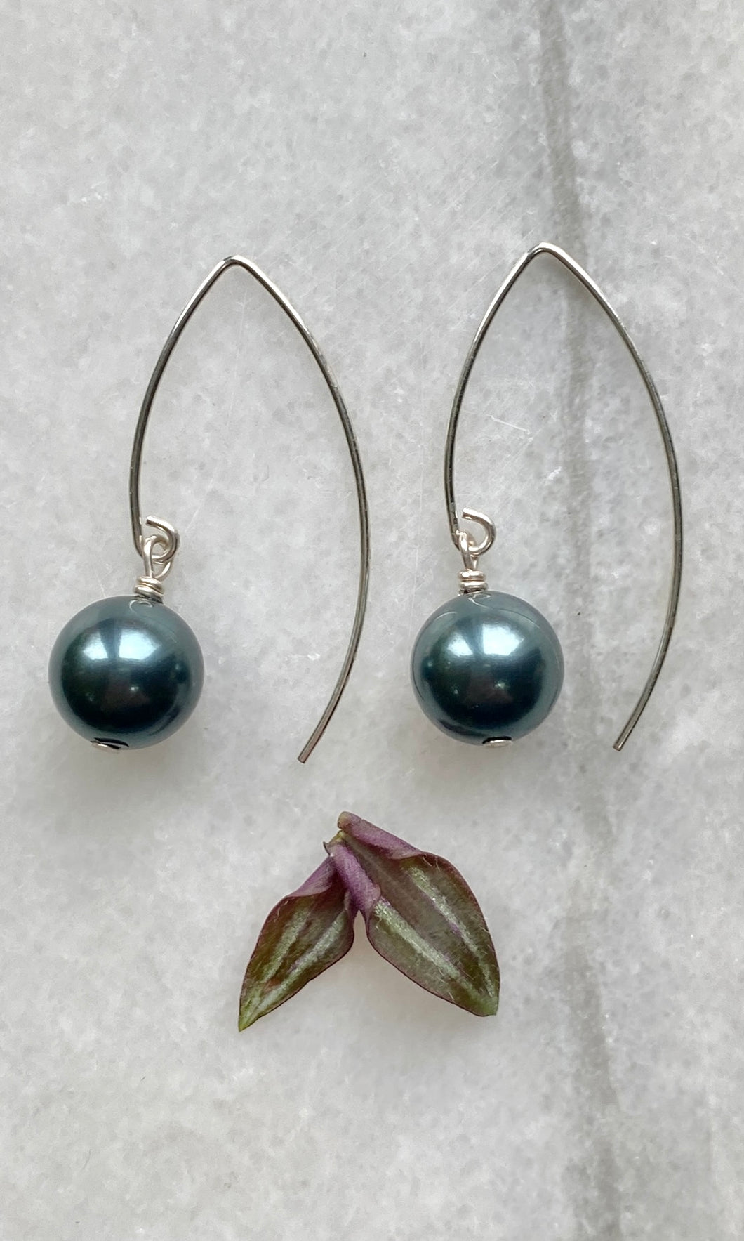 Peacock Pearl Earrings