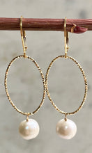 Load image into Gallery viewer, Pearl GF Earrings
