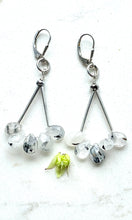 Load image into Gallery viewer, Rutilated Quarts Long Earrings
