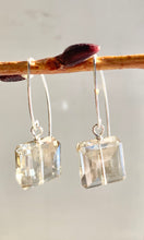 Load image into Gallery viewer, Warm Crystal Square Earrings
