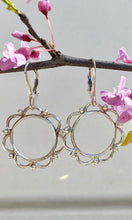 Load image into Gallery viewer, Fun Flower Hoop Earrings
