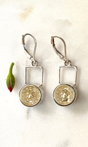 Roman coin Earrings