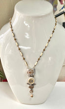 Load image into Gallery viewer, Bird Button Stack Necklace
