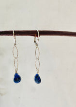 Load image into Gallery viewer, Lapis Teardrop Earrings
