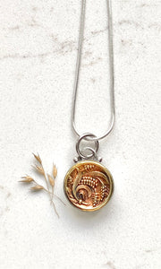 Wheat Pendant Necklace