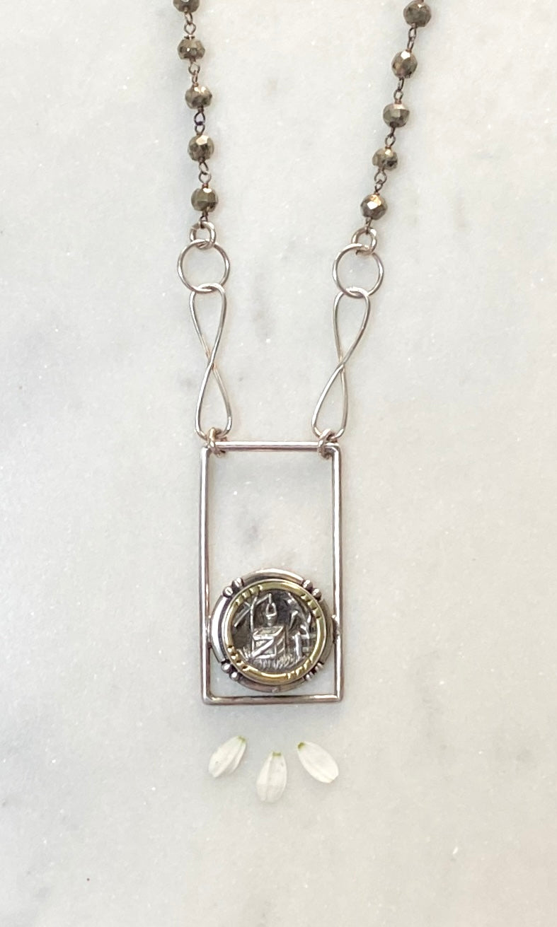 Sale/Jacobs Well Antique Button Necklace