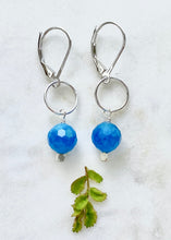 Load image into Gallery viewer, Aqua Blue Earrings
