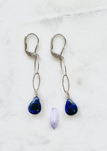 Load image into Gallery viewer, Lapis Teardrop Earrings
