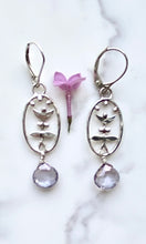 Load image into Gallery viewer, Violet Blue Chalcedony Rain Garden Earrings

