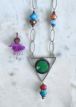 Load image into Gallery viewer, Antique Enamel with Colors Necklace
