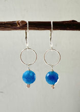 Load image into Gallery viewer, Aqua Blue Earrings
