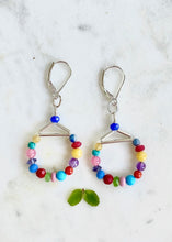Load image into Gallery viewer, Gem Hoop Earrings
