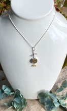 Load image into Gallery viewer, Brass Flower Drop Necklace
