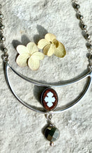 Load image into Gallery viewer, Inlaid Crescent Necklace
