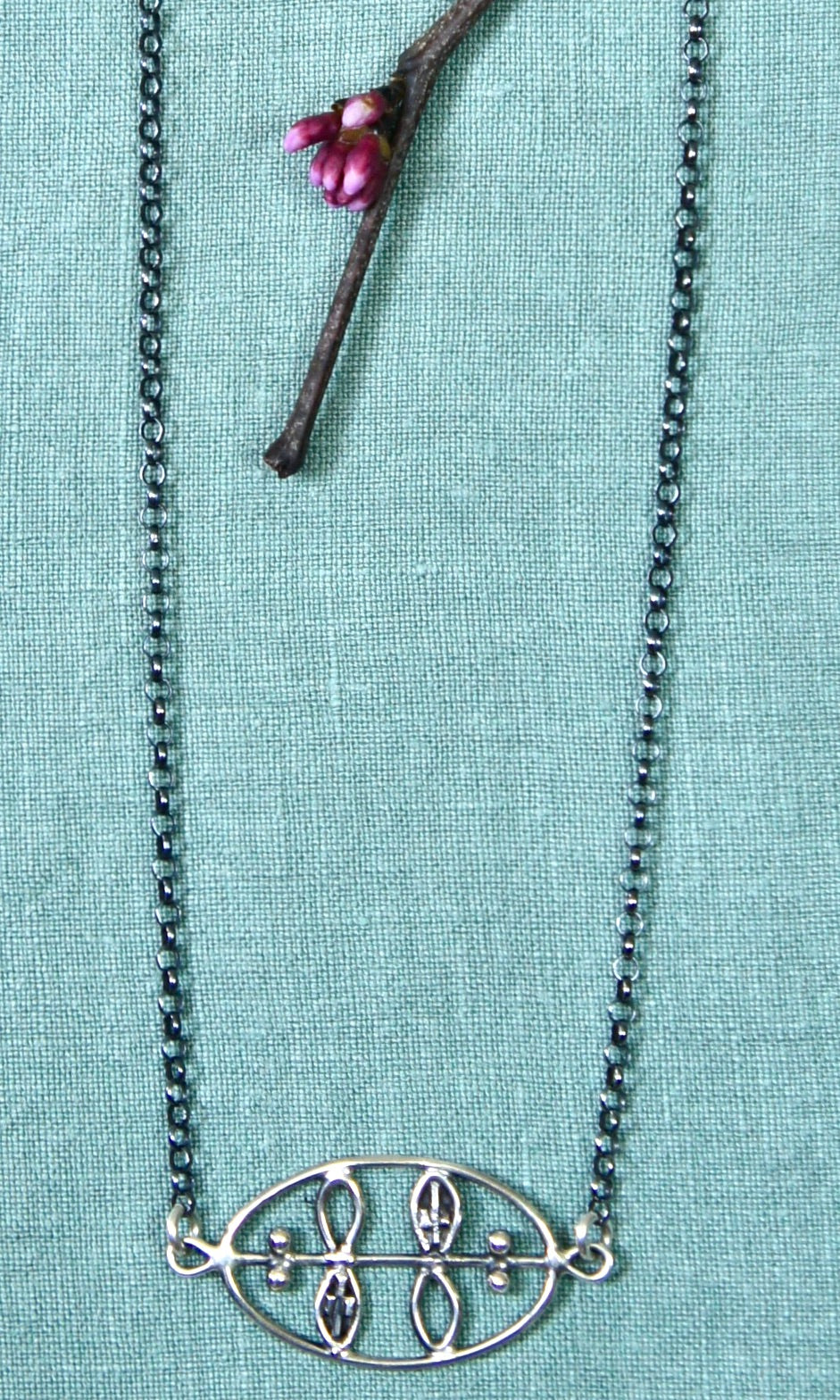 Oval Vine Necklace