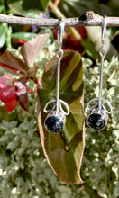 Load image into Gallery viewer, Long Button Flower Earrings
