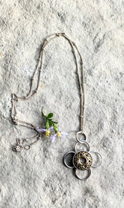 4 Petal Flower Necklace