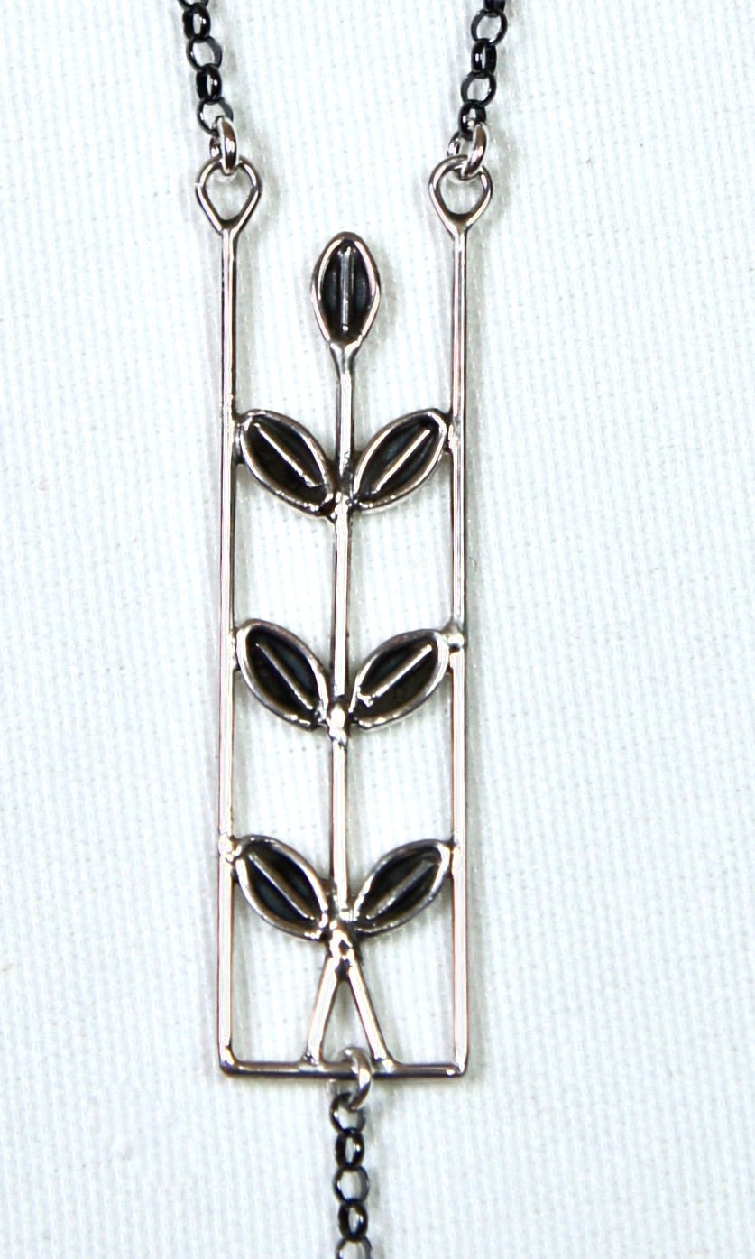 Vine Lariat with Seed Necklace
