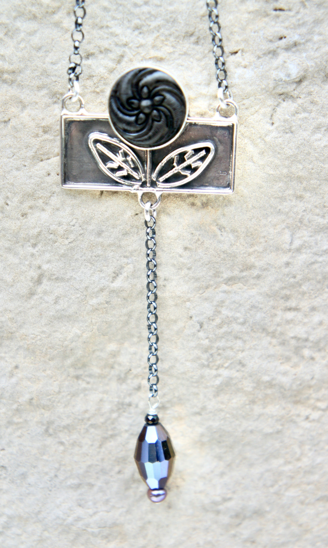 Flower Box Lariat 4 Necklace