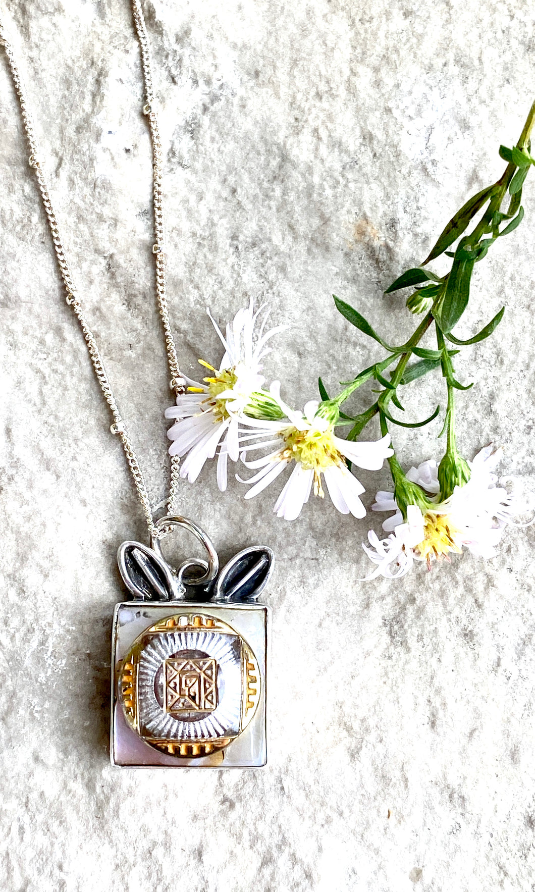 Square Pendant Necklace
