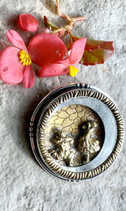 Pierrette and Pierrot Pin