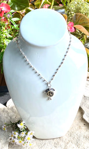 Pierrot and Pierrette Pyrite Necklace