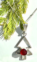 Load image into Gallery viewer, Button Christmas Tree Necklace
