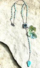 Load image into Gallery viewer, Square Shell Y Necklace
