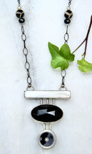 Load image into Gallery viewer, Deco Black and White Necklace

