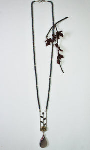 Seed to Vine Necklace Purple
