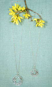 Olive Wreath Pendant Necklace