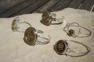 Griffin Antique Button Cuff Bracelet