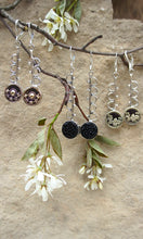 Load image into Gallery viewer, Doodle Drop Button Earrings
