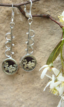 Load image into Gallery viewer, Doodle Drop Button Earrings

