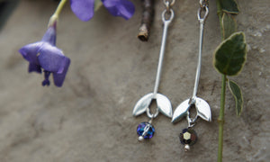 Long Leaf Drop Earrings