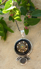 Load image into Gallery viewer, Enamel Leaf Drop Pendant Necklace - Medium
