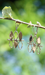 Contemporary Leaf Earrings