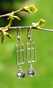 Cross Chalcedony Earrings