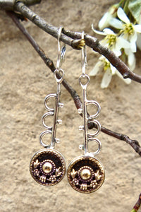 Doodle Drop Button Earrings 1